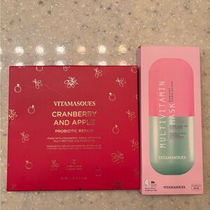 Vitamasques Cranberry and Apple Probiotic Repair and Multivitamin Face Masks